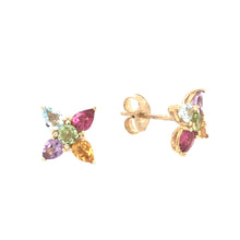 Load image into Gallery viewer, Multi Gemstone Kiss Earrings
