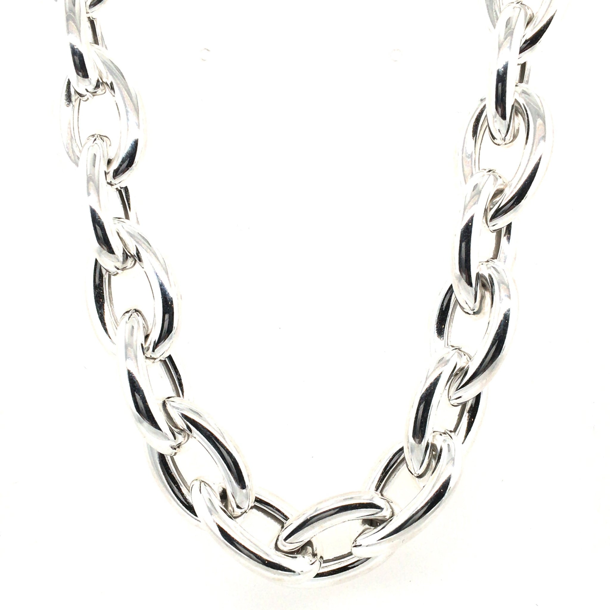 Chunky Heavy 925 Sterling Silver Bali Chain Necklace for Men –  BikerJewellery.co.uk
