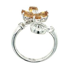 Load image into Gallery viewer, Citrine &amp; Diamond Ring
