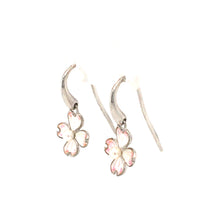 Load image into Gallery viewer, Dogwood Flower Hook Earrings
