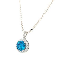 Load image into Gallery viewer, Azure Blue Cluster Necklace
