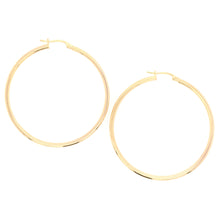 Load image into Gallery viewer, 40mm Large Gold Hoop Earrings
