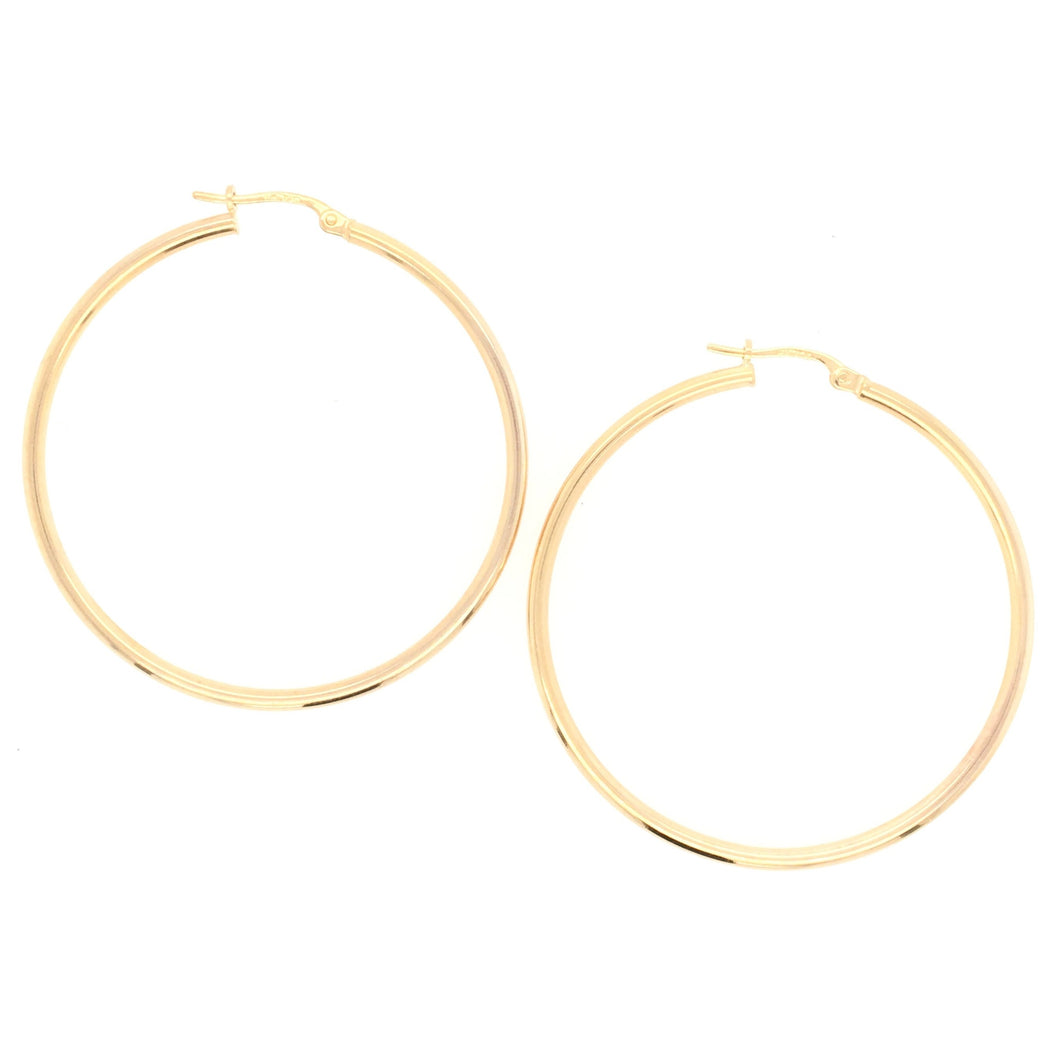 40mm Large Gold Hoop Earrings