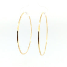 Load image into Gallery viewer, 35mm Fine Gold Hoop Earrings
